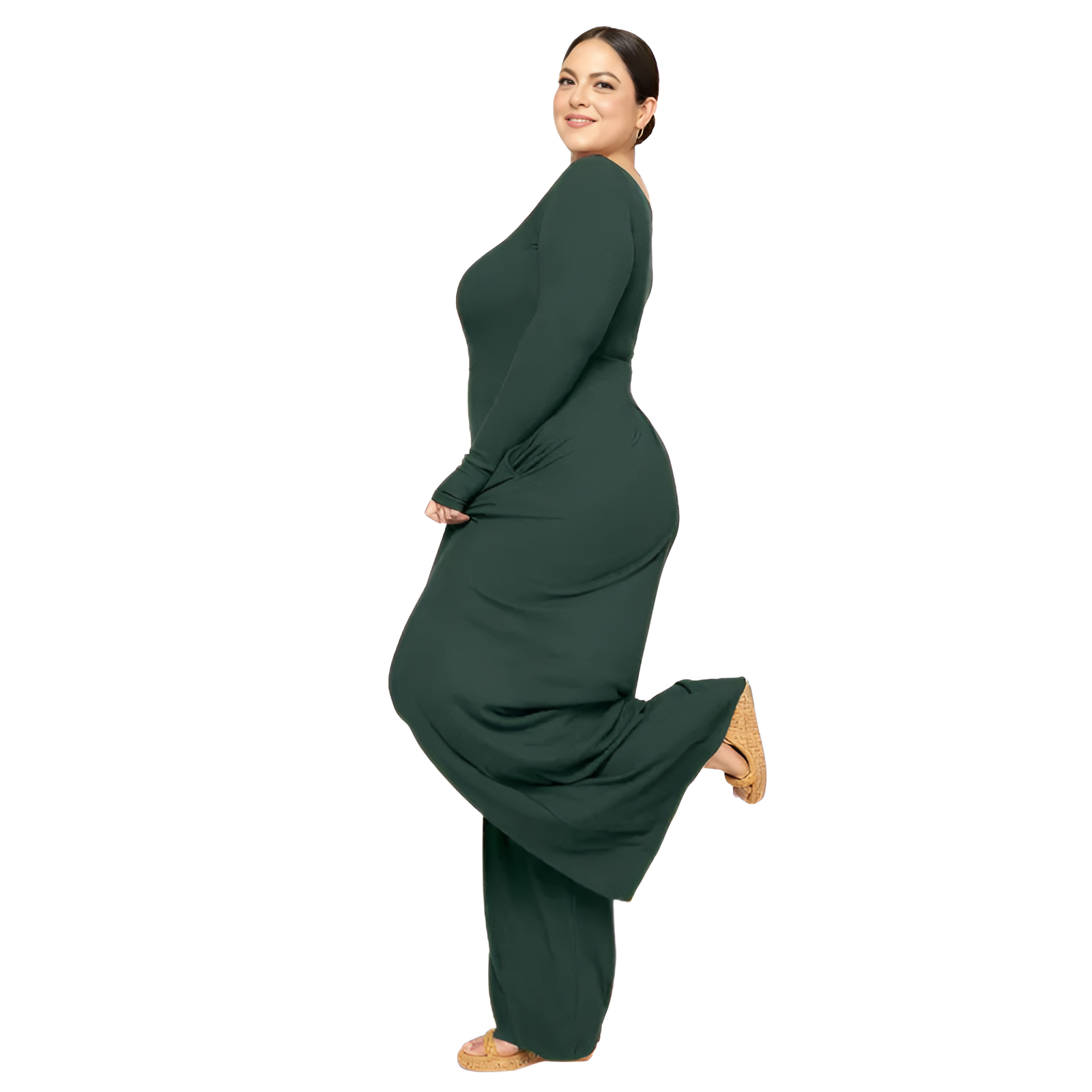 Go With The Flow Long Sleeve Jumpsuit