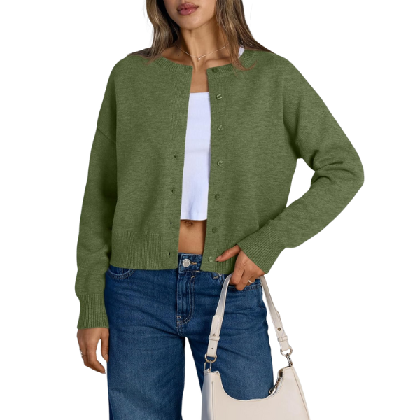 Cropped Cardigan Sweaters for Women Lightweight Y2k Fall Outfits Spring Fashion Clothes 2026