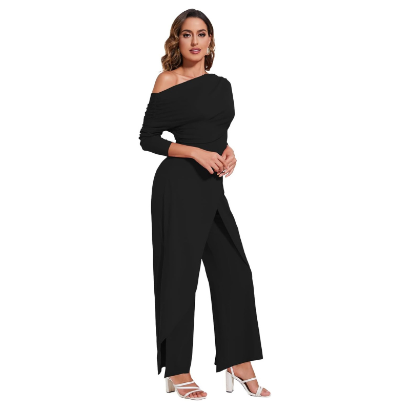 Long Sleeves Wide Length Jumpsuits