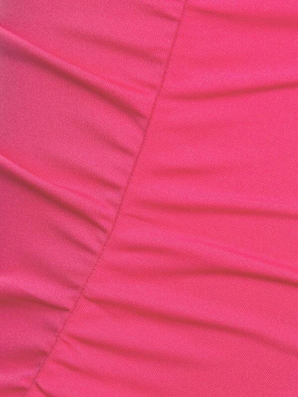 One Shoulder Puff Sleeve Bodysuit-Comfy Jumpsuits