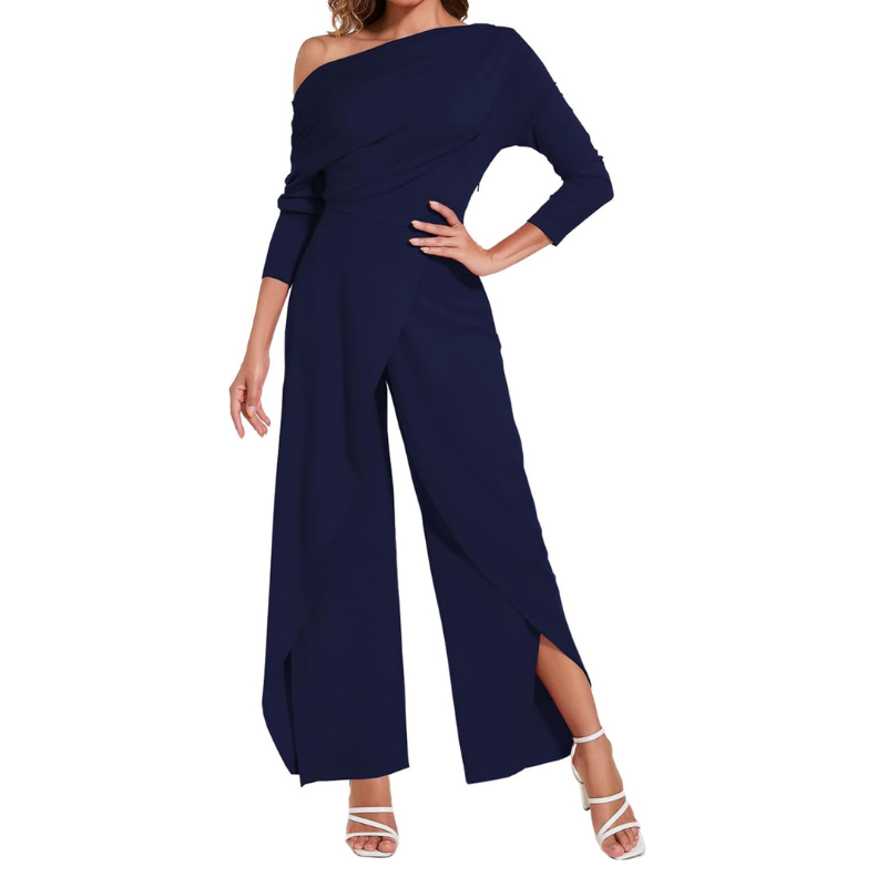 Long Sleeves Wide Length Jumpsuits