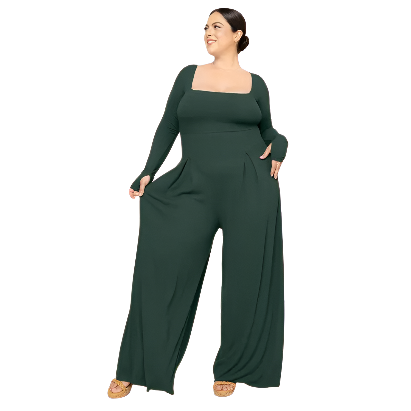Go With The Flow Long Sleeve Jumpsuit
