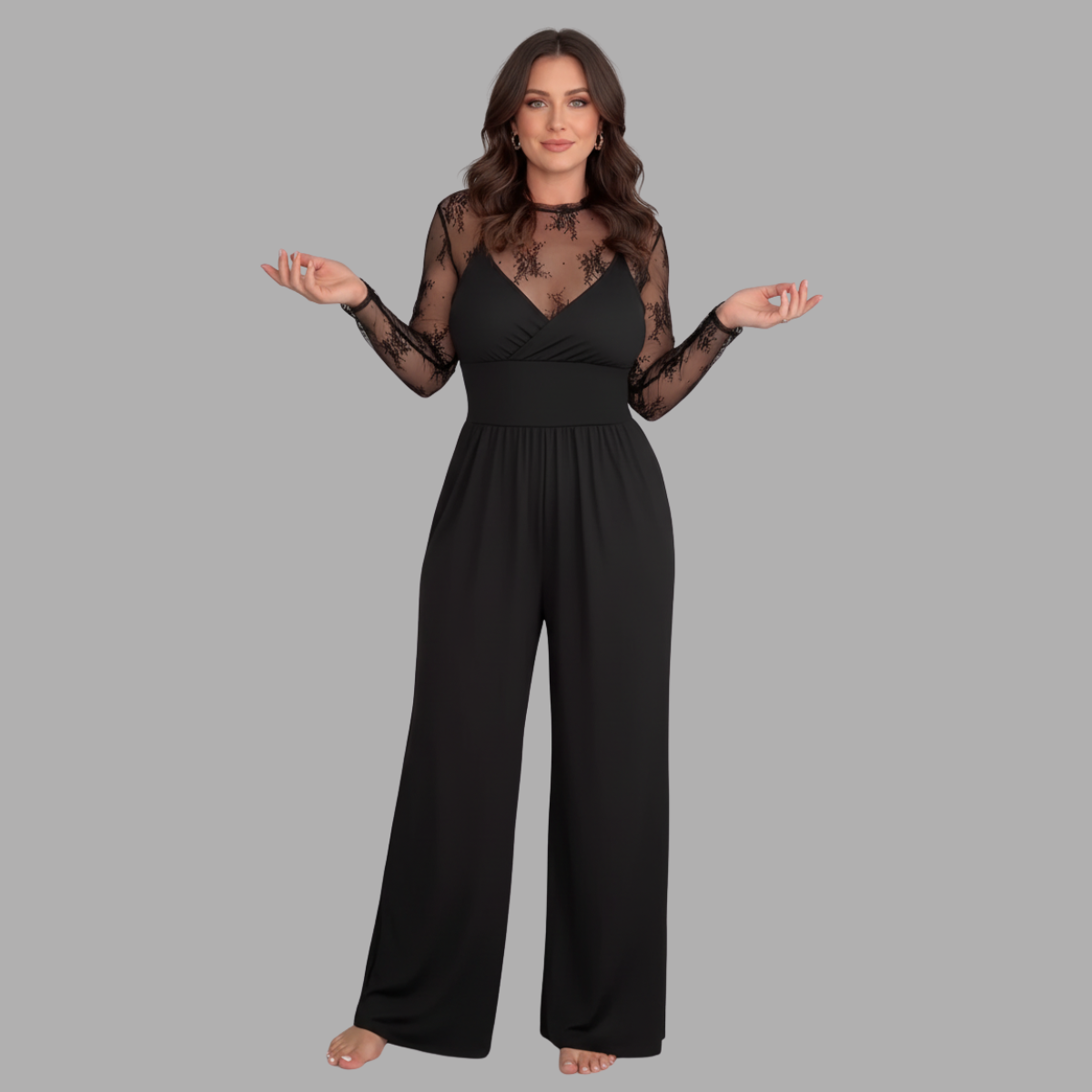 Women Slim Fit Jumpsuit 2 Piece Set