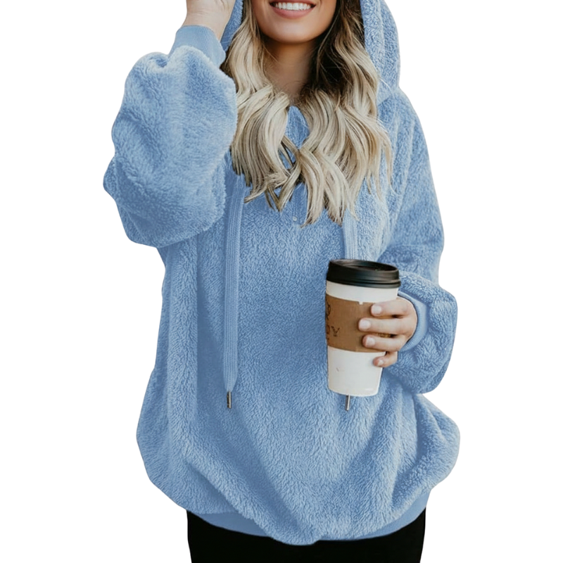 Century Star Womens Fuzzy Hoodies Pullover Sport Hoodie