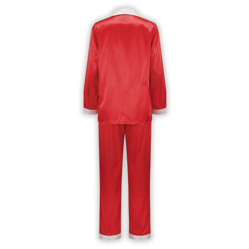 Warm Christmas Family Matching Pajamas SetSatin Christmas Family Matching Pajamas Set - Image 3