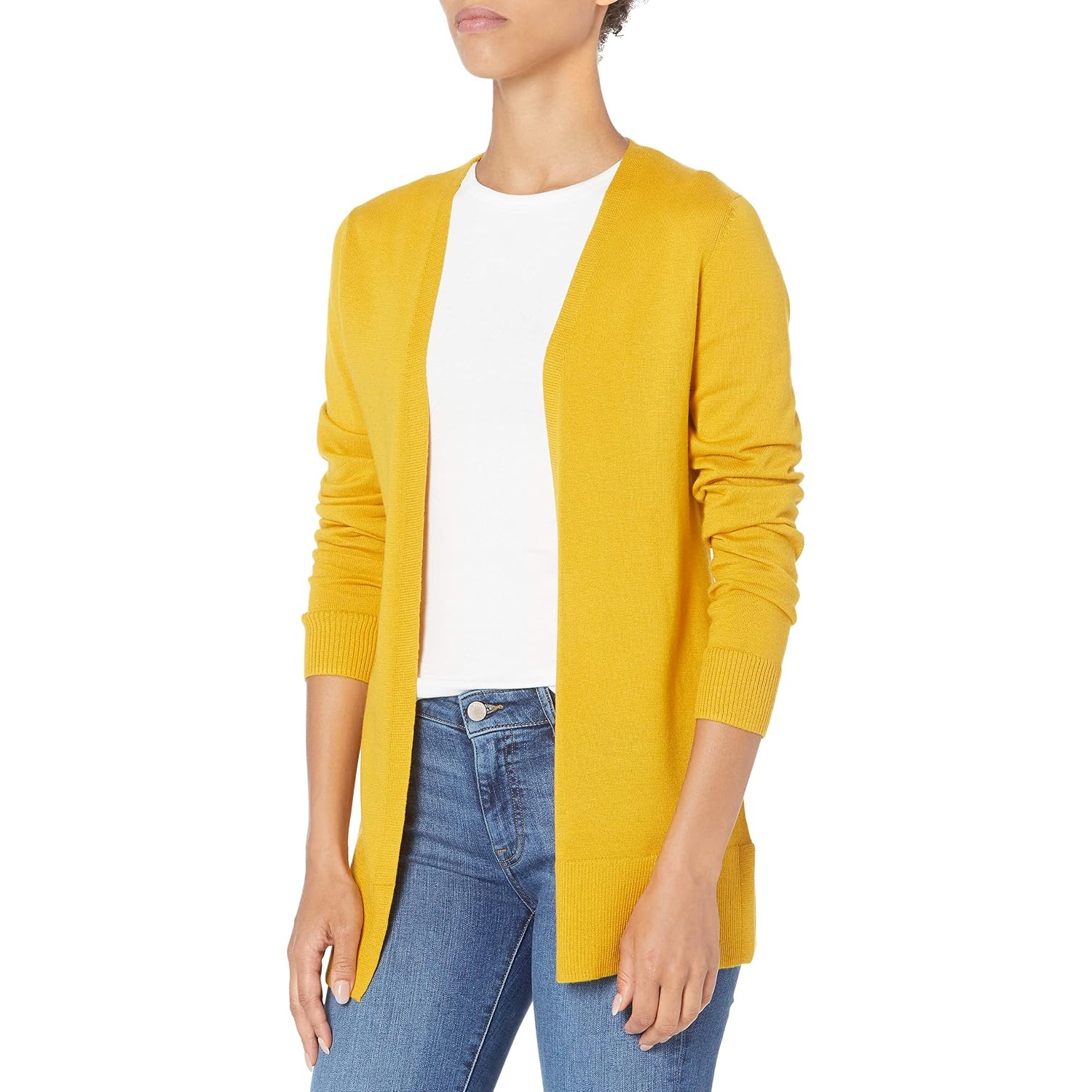 Lightweight Long Sleeve Open Front Sweater Cardigan for Women