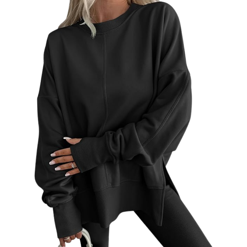 Women Oversized Sweatshirts Thumbhole Long Sleeve Hoodies Shirts