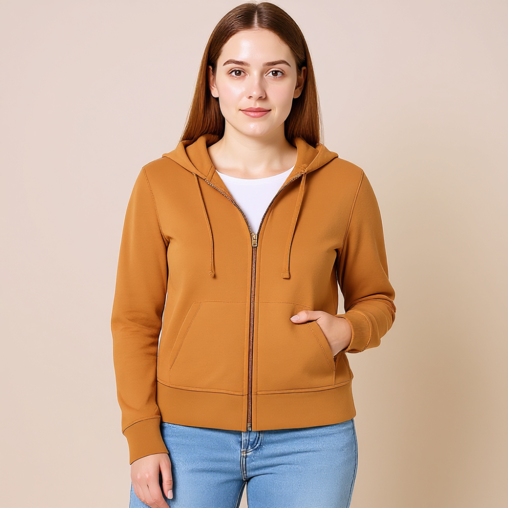 Women Fleece Full Zip Hoodie