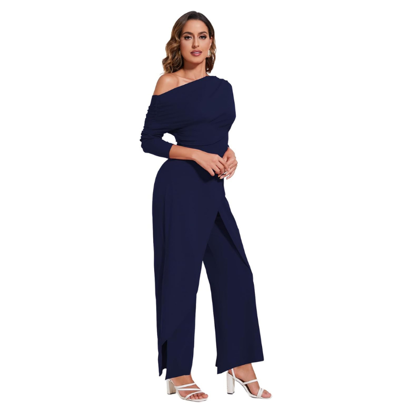 Long Sleeves Wide Length Jumpsuits