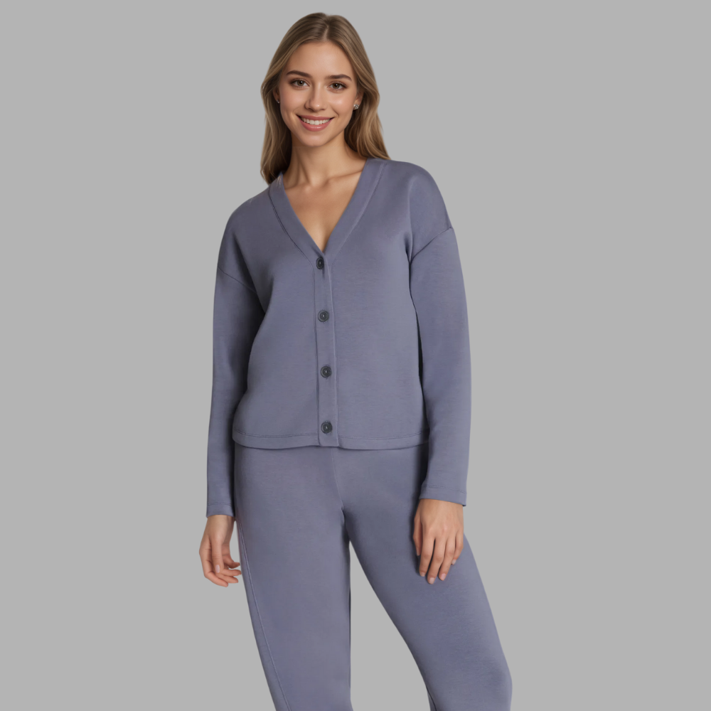 Cardigan Barrel Pant Set