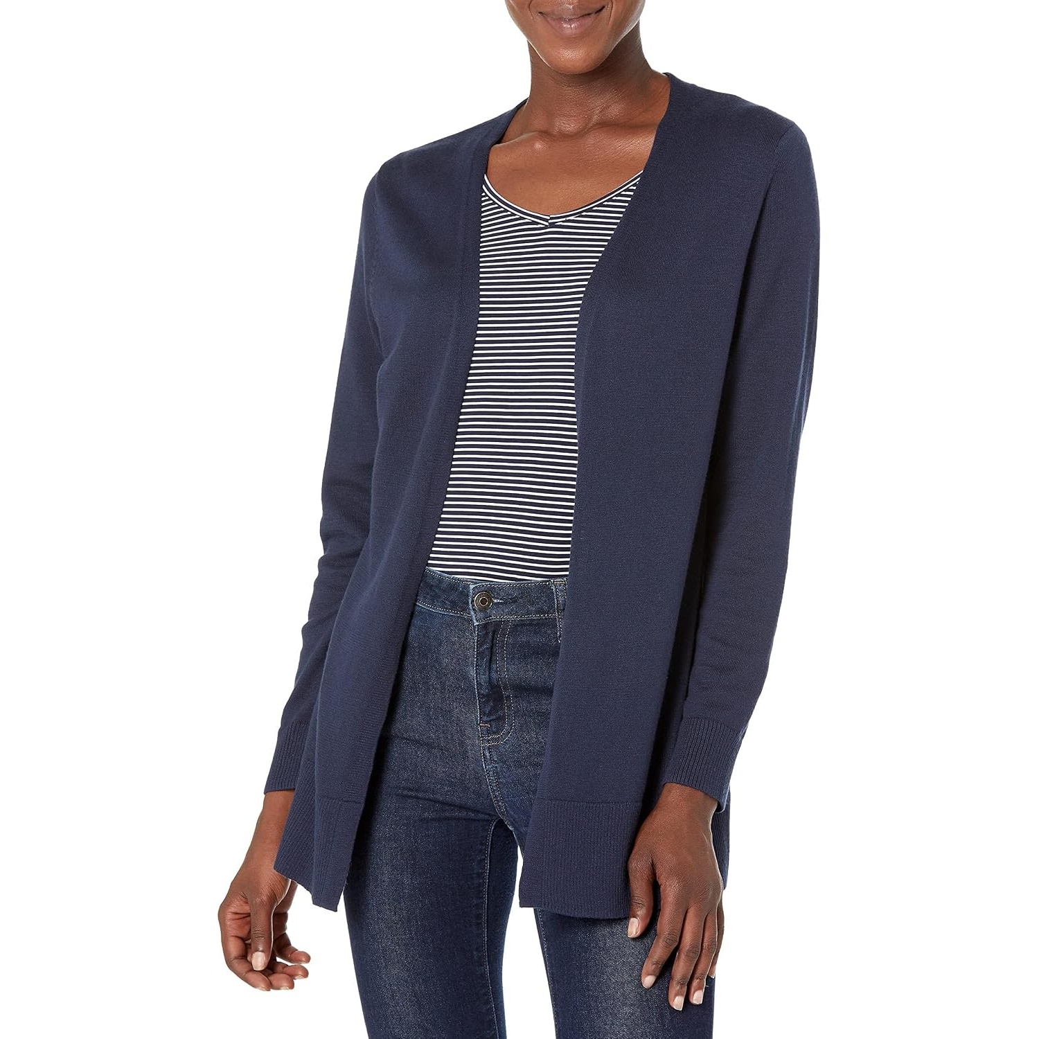 Lightweight Long Sleeve Open Front Sweater Cardigan for Women