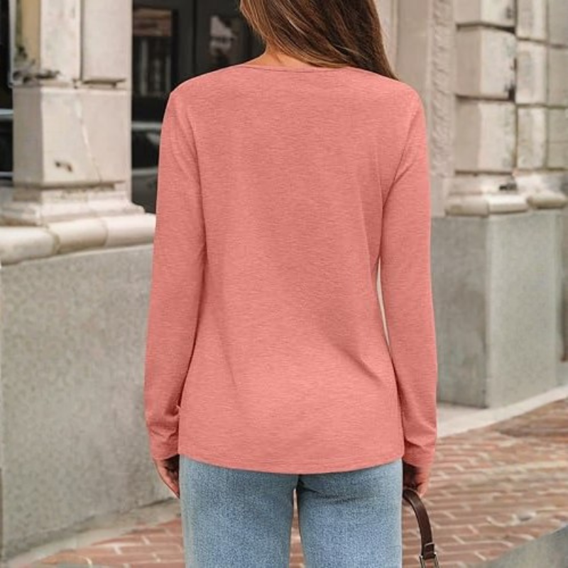 Long Sleeve T Shirt With Comfortable Fit For Women
