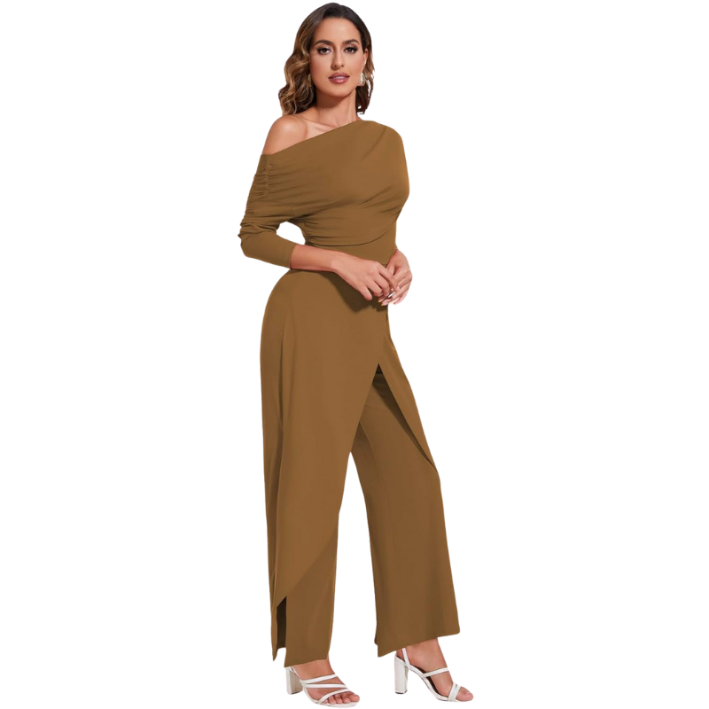 Long Sleeves Wide Length Jumpsuits
