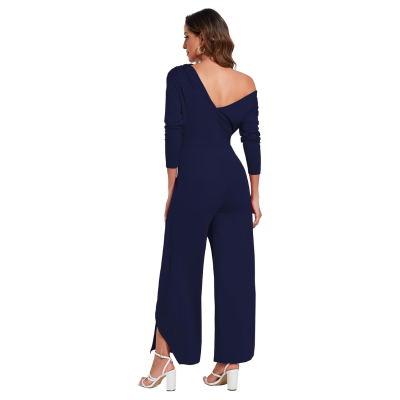 Long Sleeves Wide Length Jumpsuits