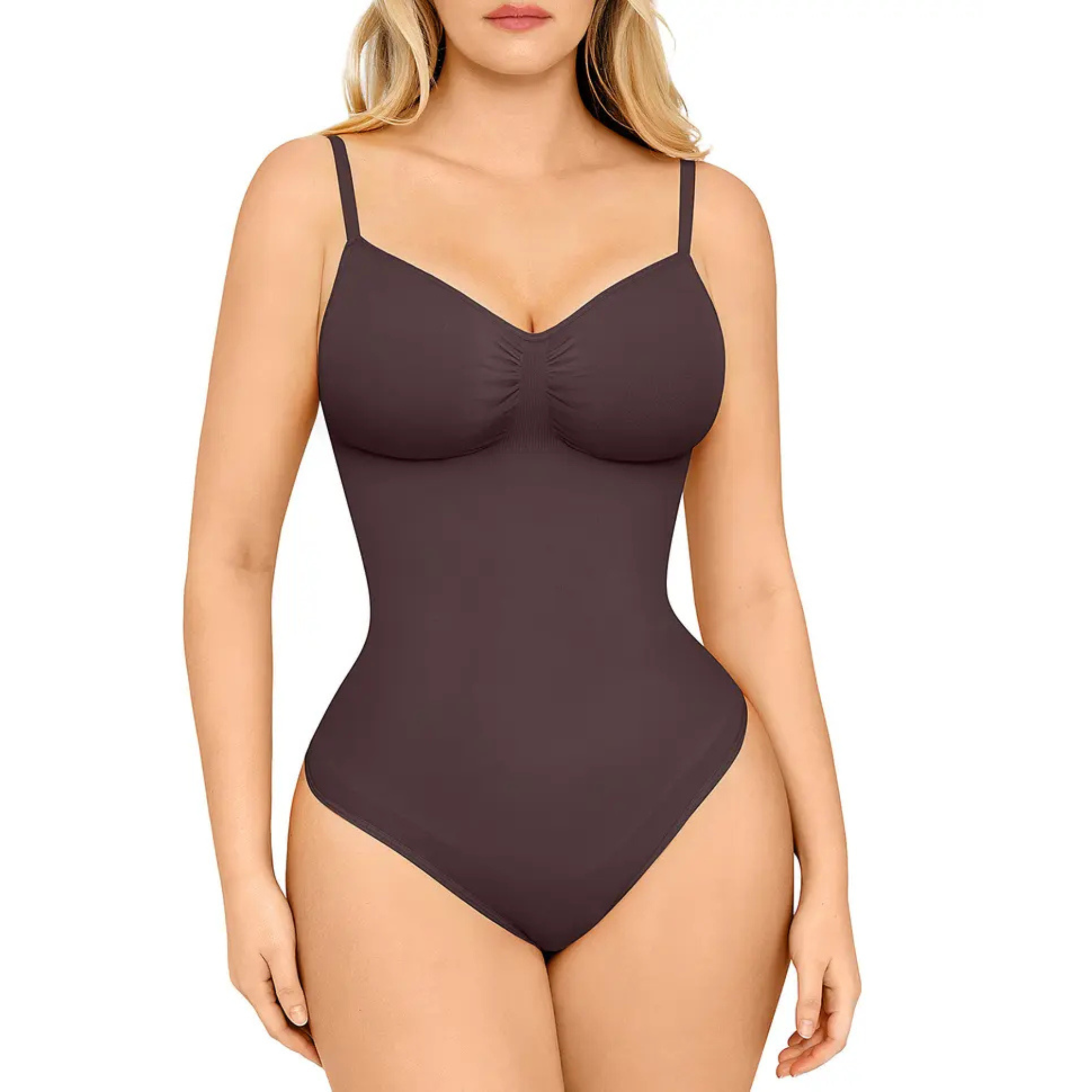 Seamless Thong Bodysuit Comfort Jumpsuit