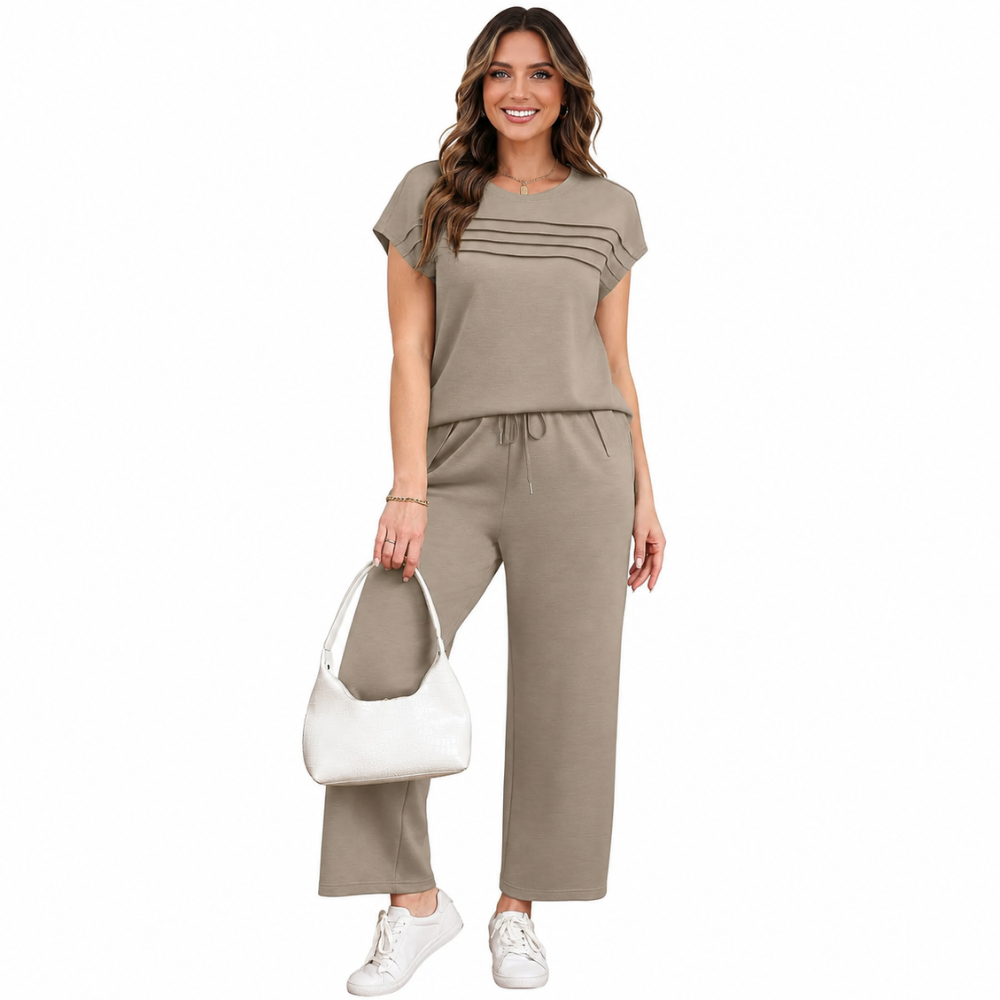 Womens Summer Spring Cap Sleeve Lounge Matching Sets