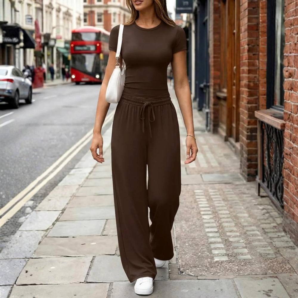 Womens Travel Sweat Set Two Piece Matching Lounge Outfit