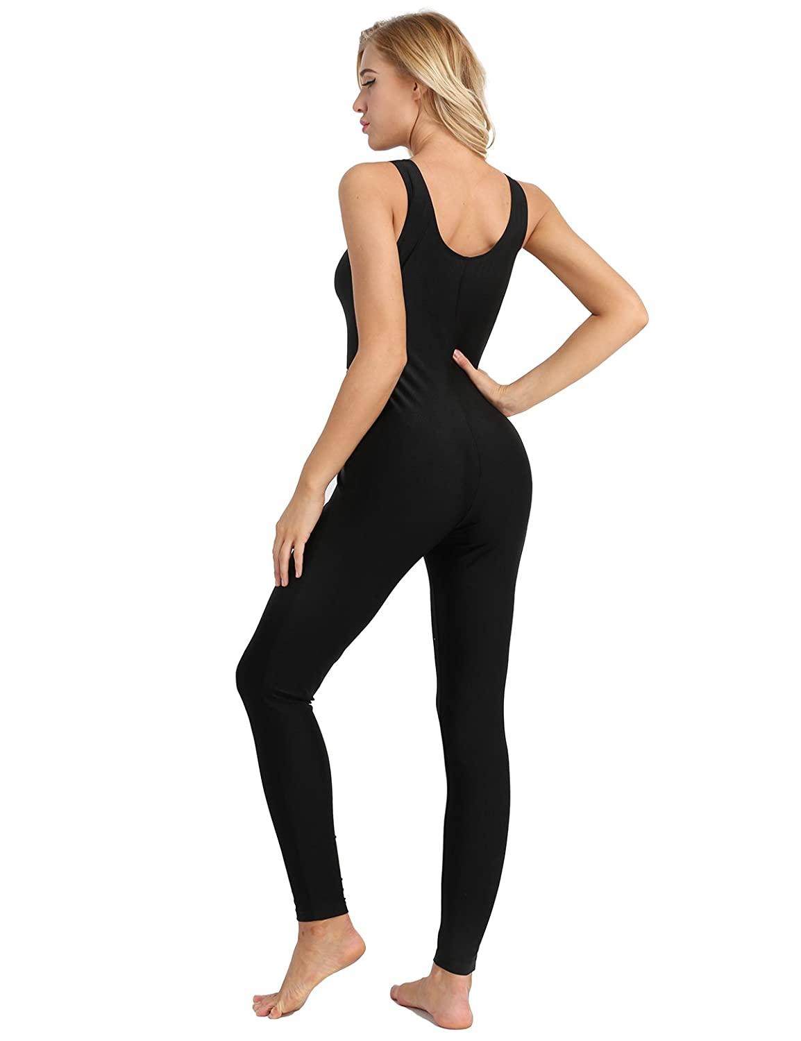 Solid Form Fitting Tank Jumpsuit-Comfy Jumpsuits
