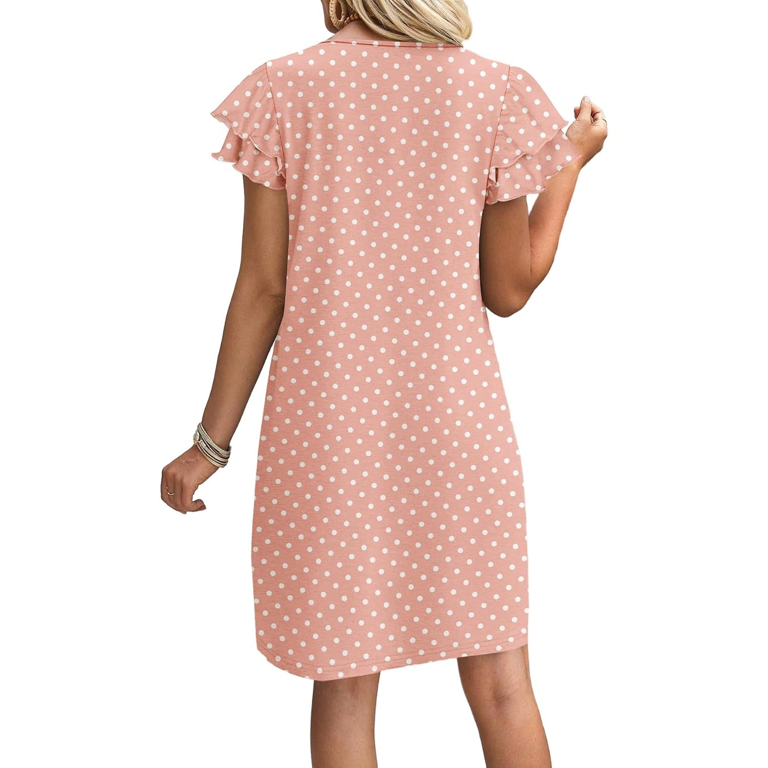 Ruffle Sleeve Loose Summer Swing Dress