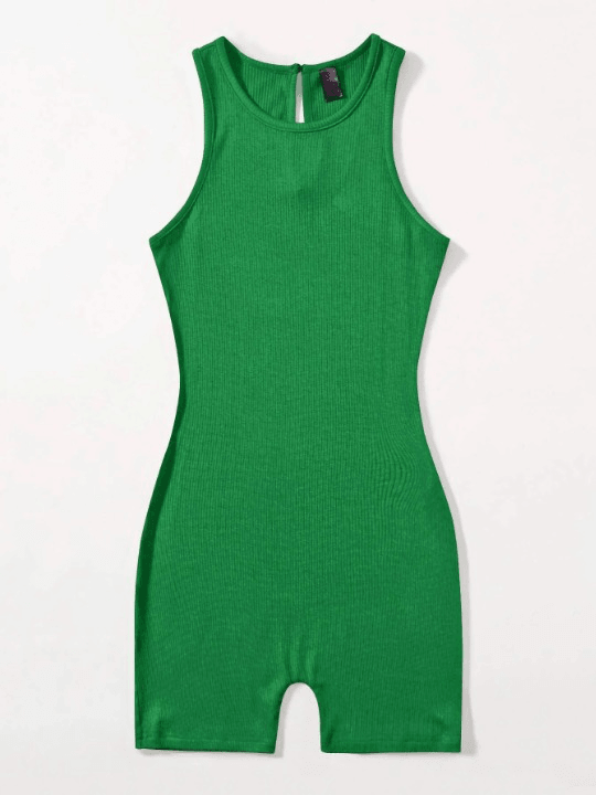 Solid Colored Romper-Comfy Jumpsuits