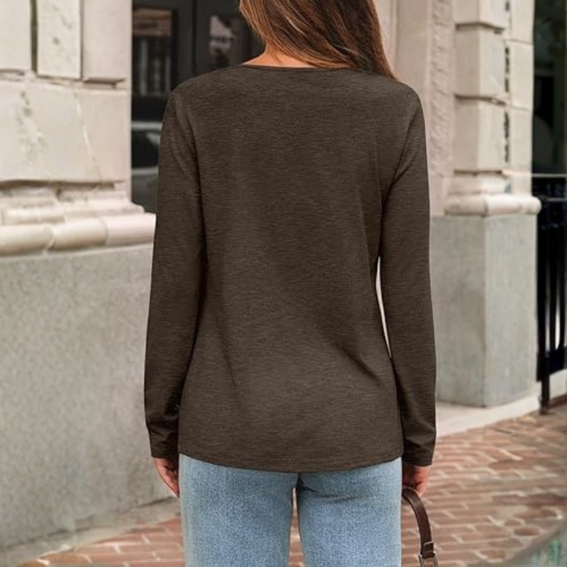 Long Sleeve T Shirt With Comfortable Fit For Women