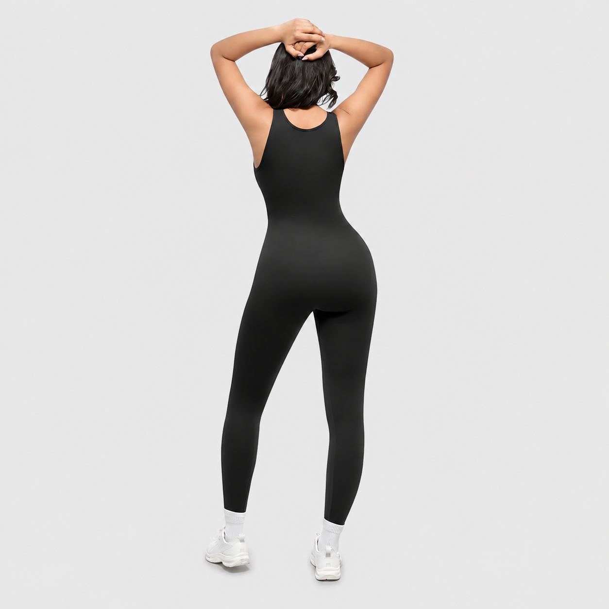 Deep V High Rise Shapewear Jumpsuit For Everyday Women