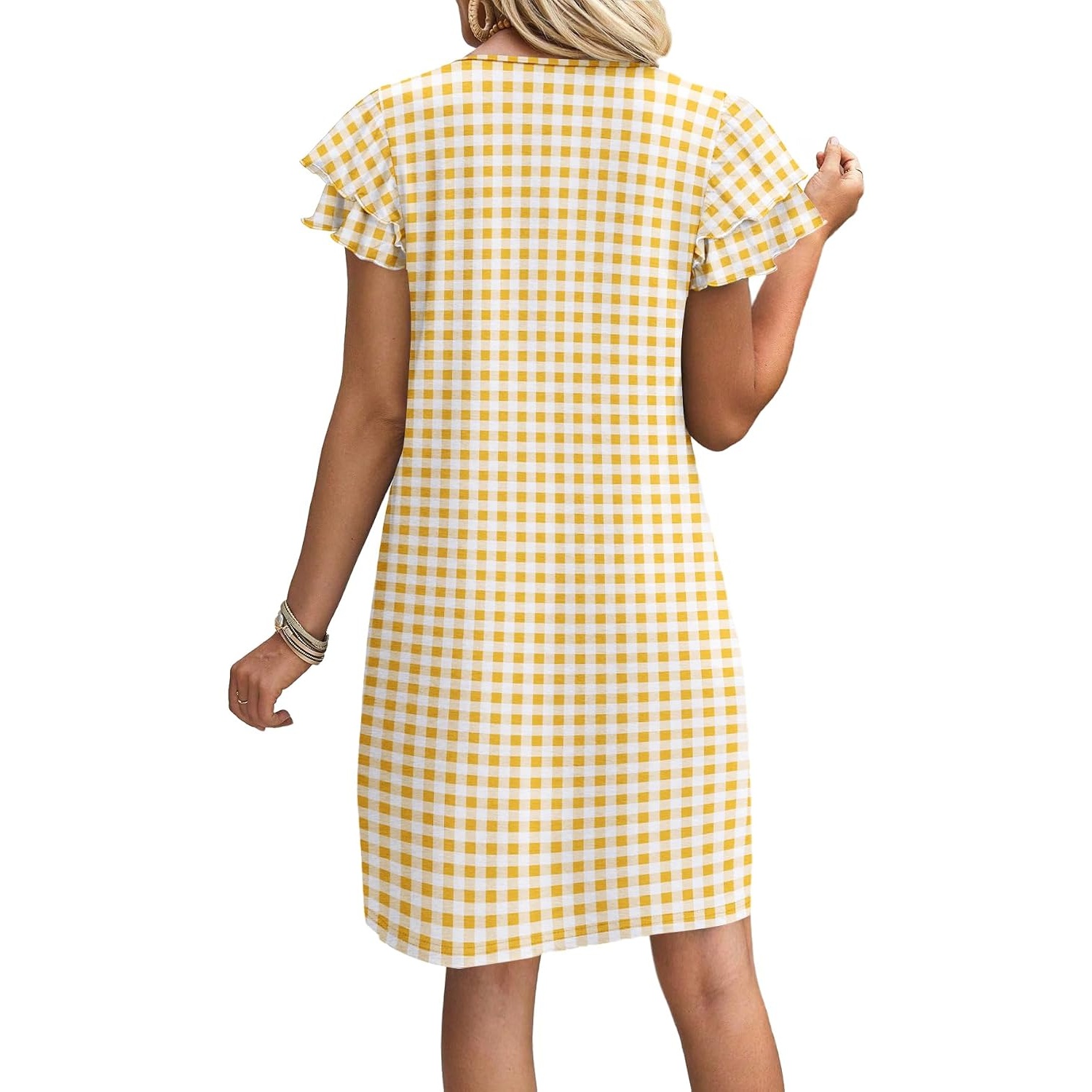 Ruffle Sleeve Loose Summer Swing Dress