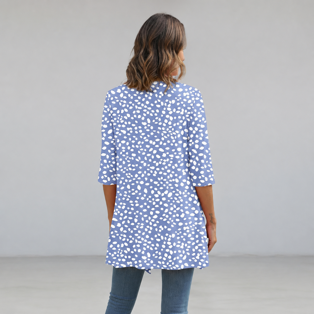 Summer Lightweight Longline Open Front Cardigan for Women