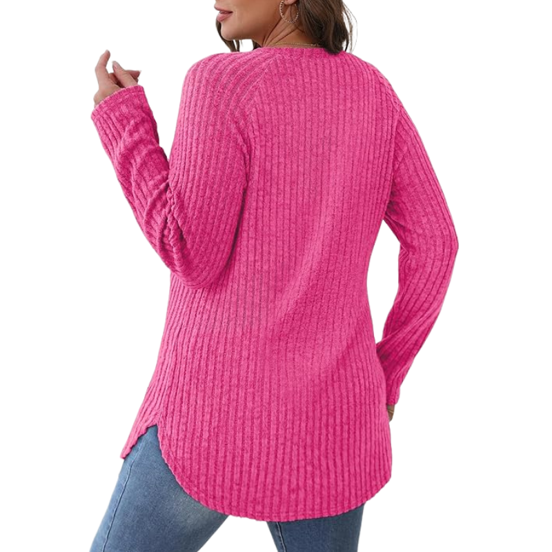 Long Sleeve Shirts For Women Fall Clothes Tunic Tops Loose Fit