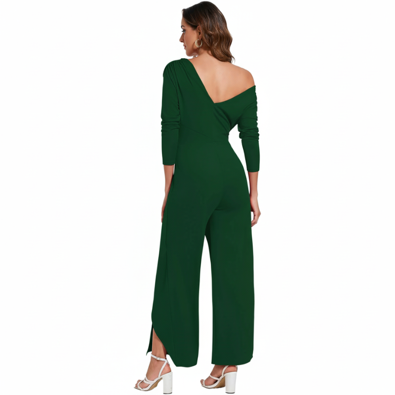 Long Sleeves Wide Length Jumpsuits