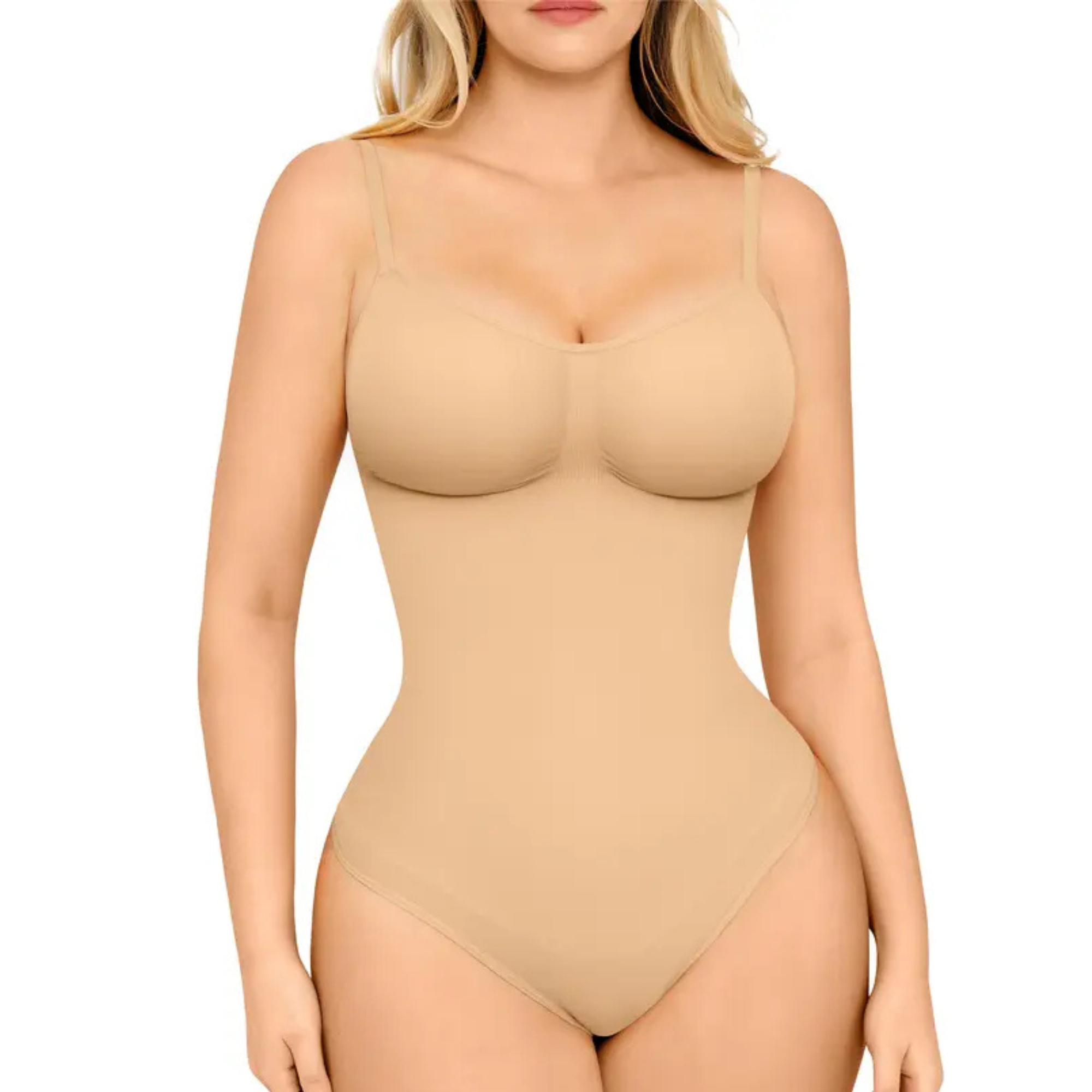 Seamless Thong Bodysuit Comfort Jumpsuit