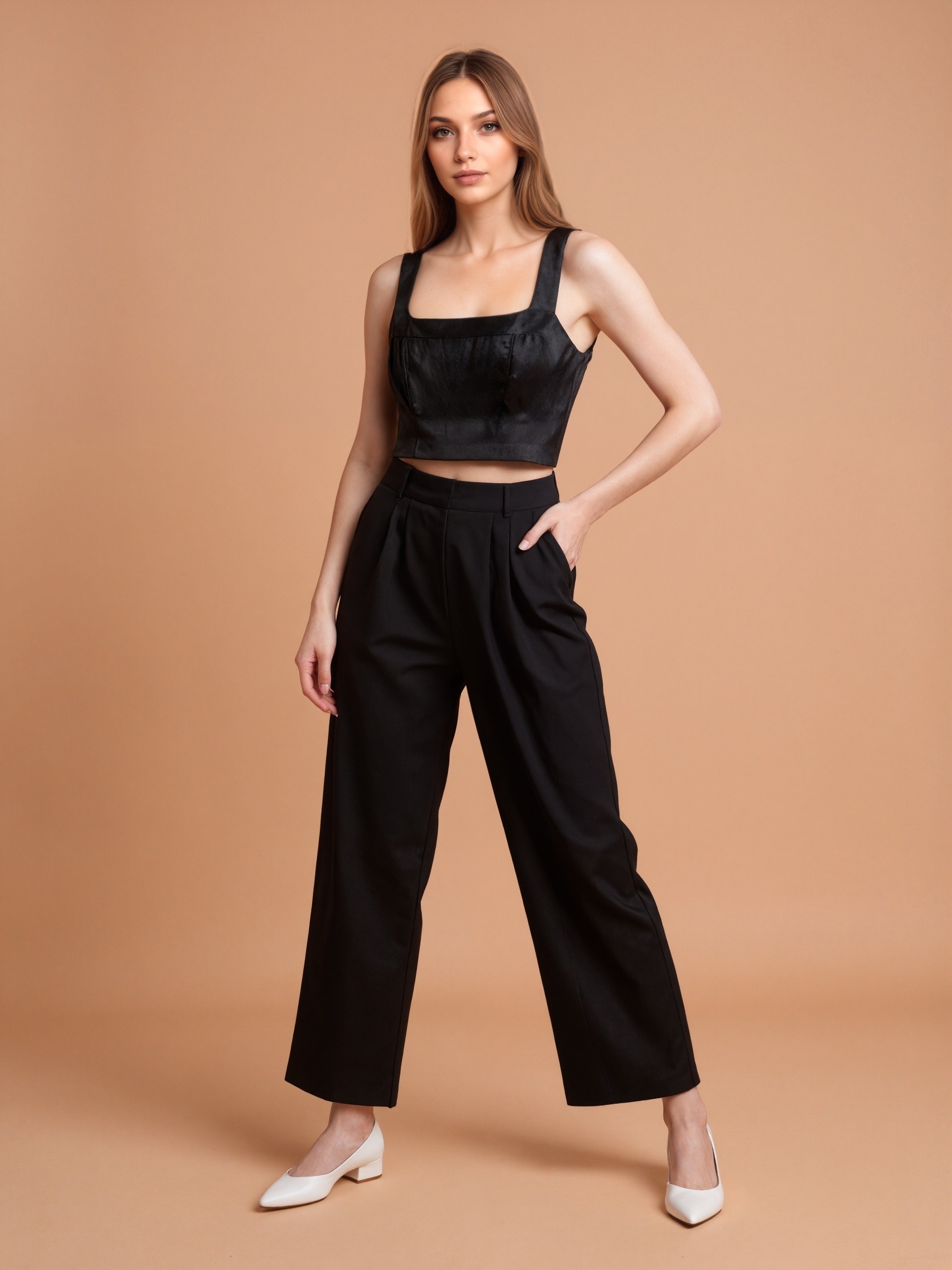 Tailored Linen Mix Set