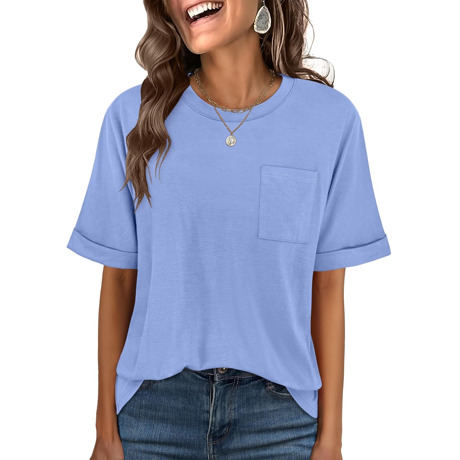 Casual Oversized Loose Summer Short Sleeve Shirt For Women