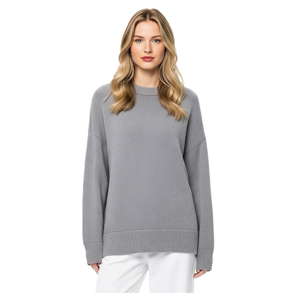 Oversized Long Sleeve Pullover For Women