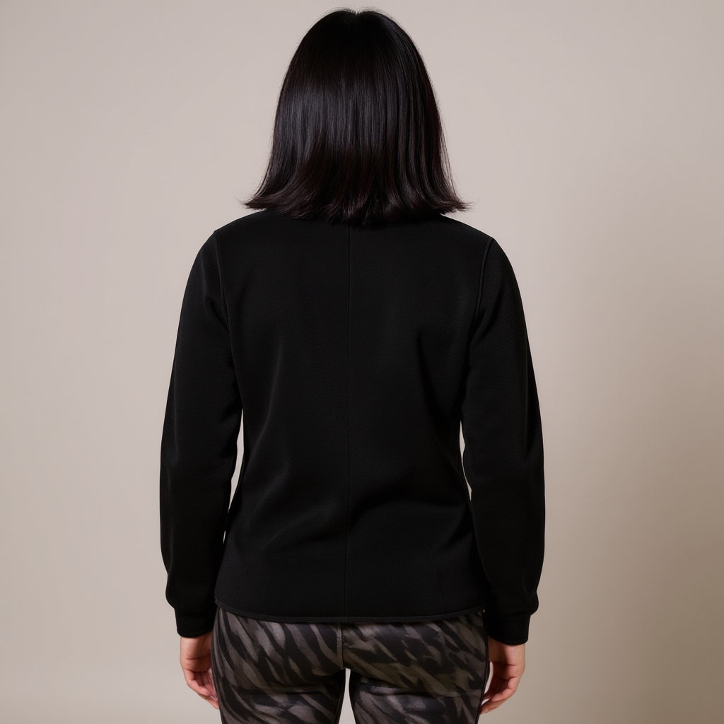 Classic Fit Full Zip Polar Fleece Jacket For Women