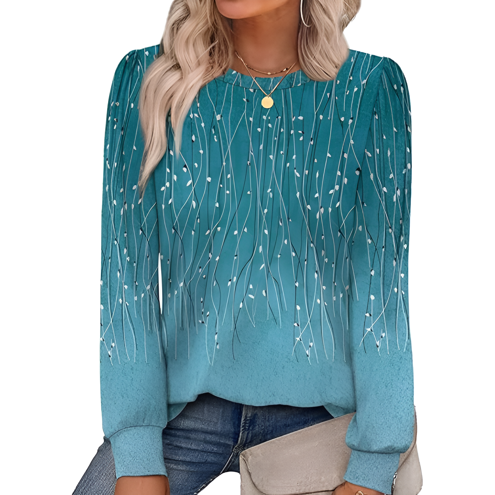 Long Sleeve Tunic Top For Fall Season