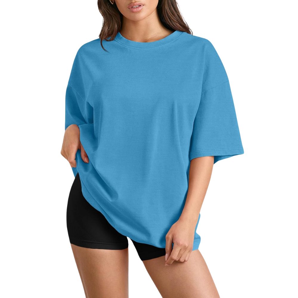 Women's Oversized Summer T Shirts Casual Tops Short Sleeves