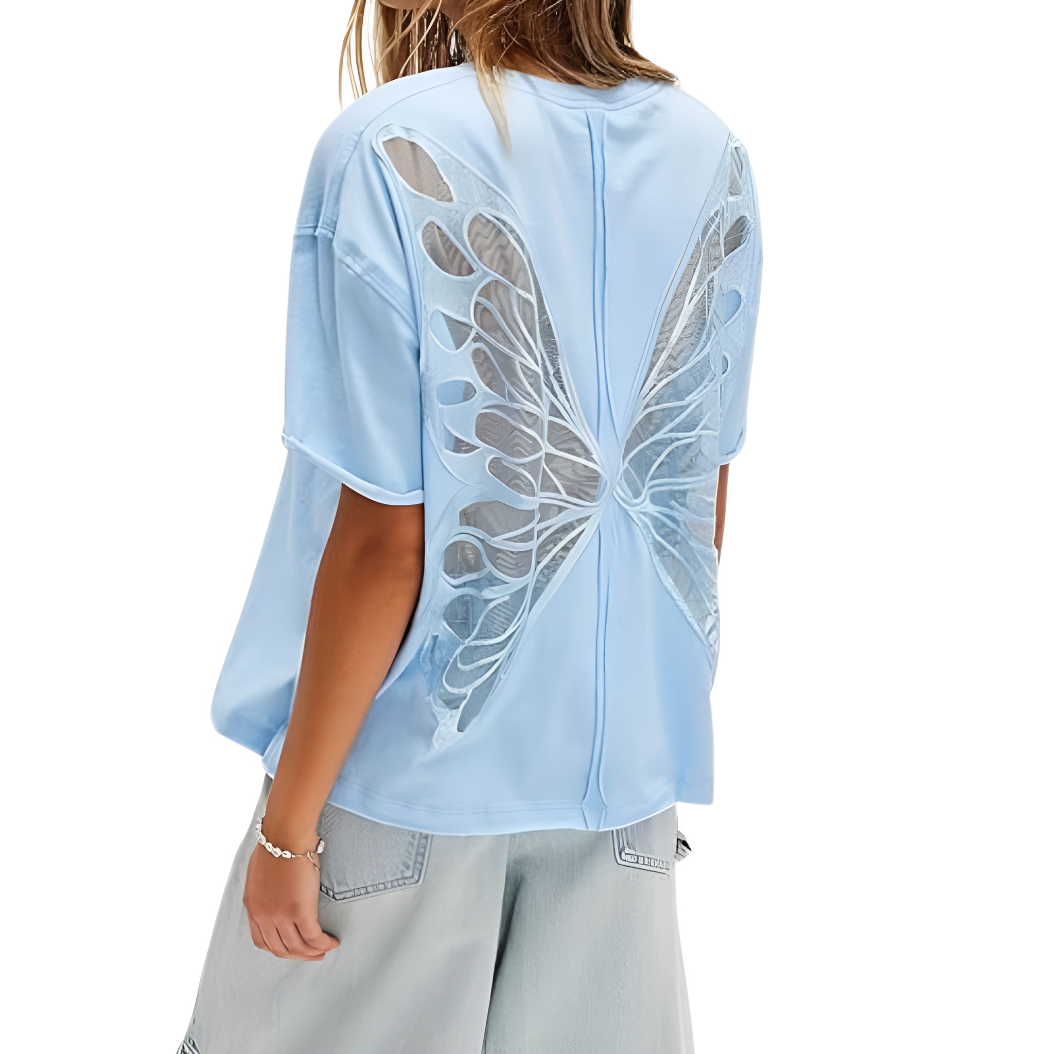 Butterfly Graphic T Shirt For Women