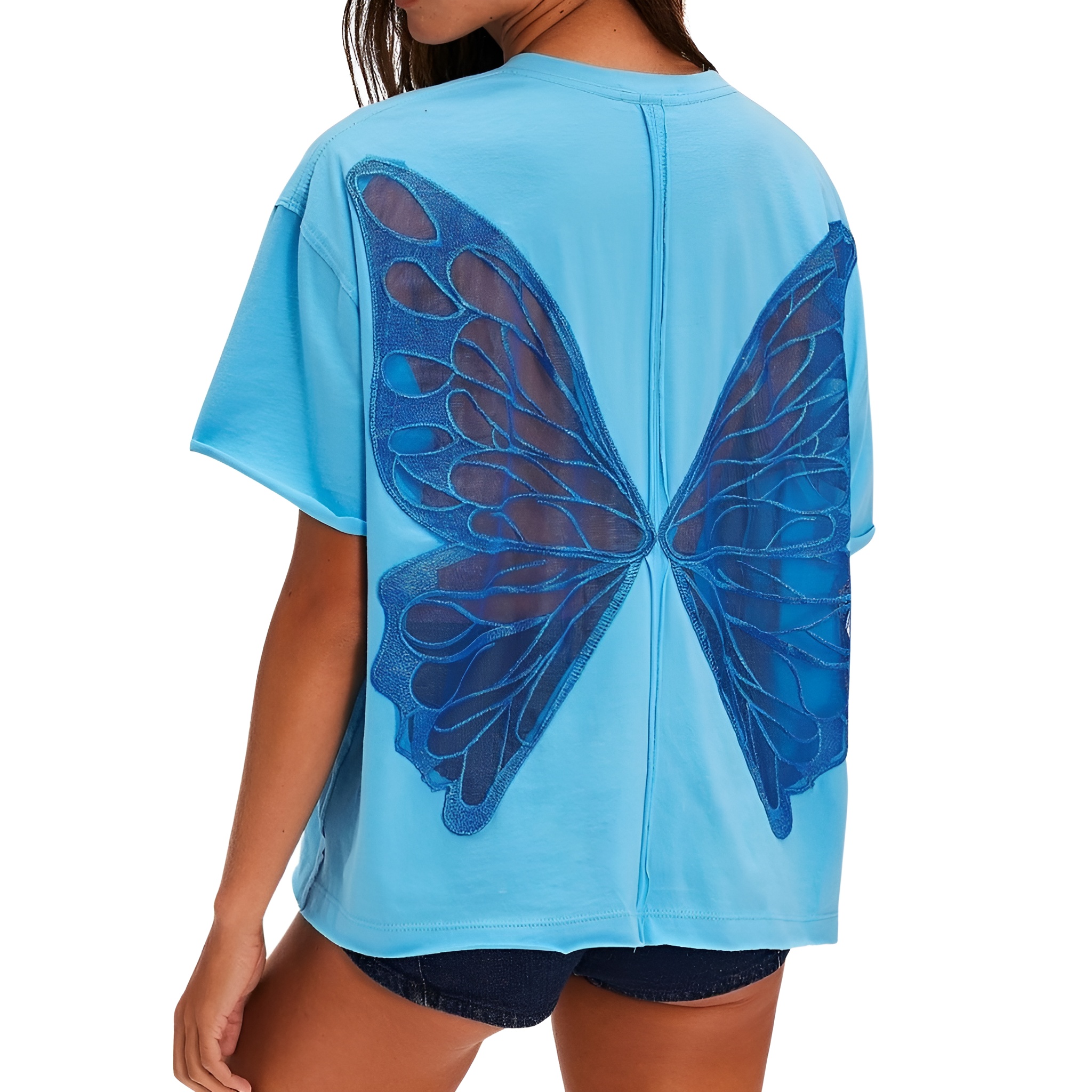 Butterfly Graphic T Shirt For Women