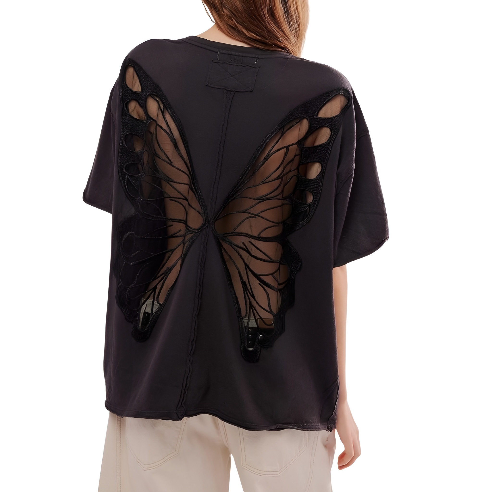 Butterfly Graphic T Shirt For Women