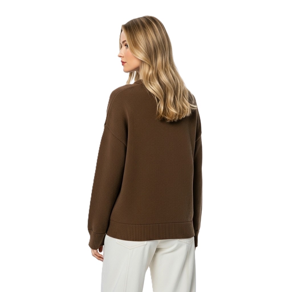 Oversized Long Sleeve Pullover For Women