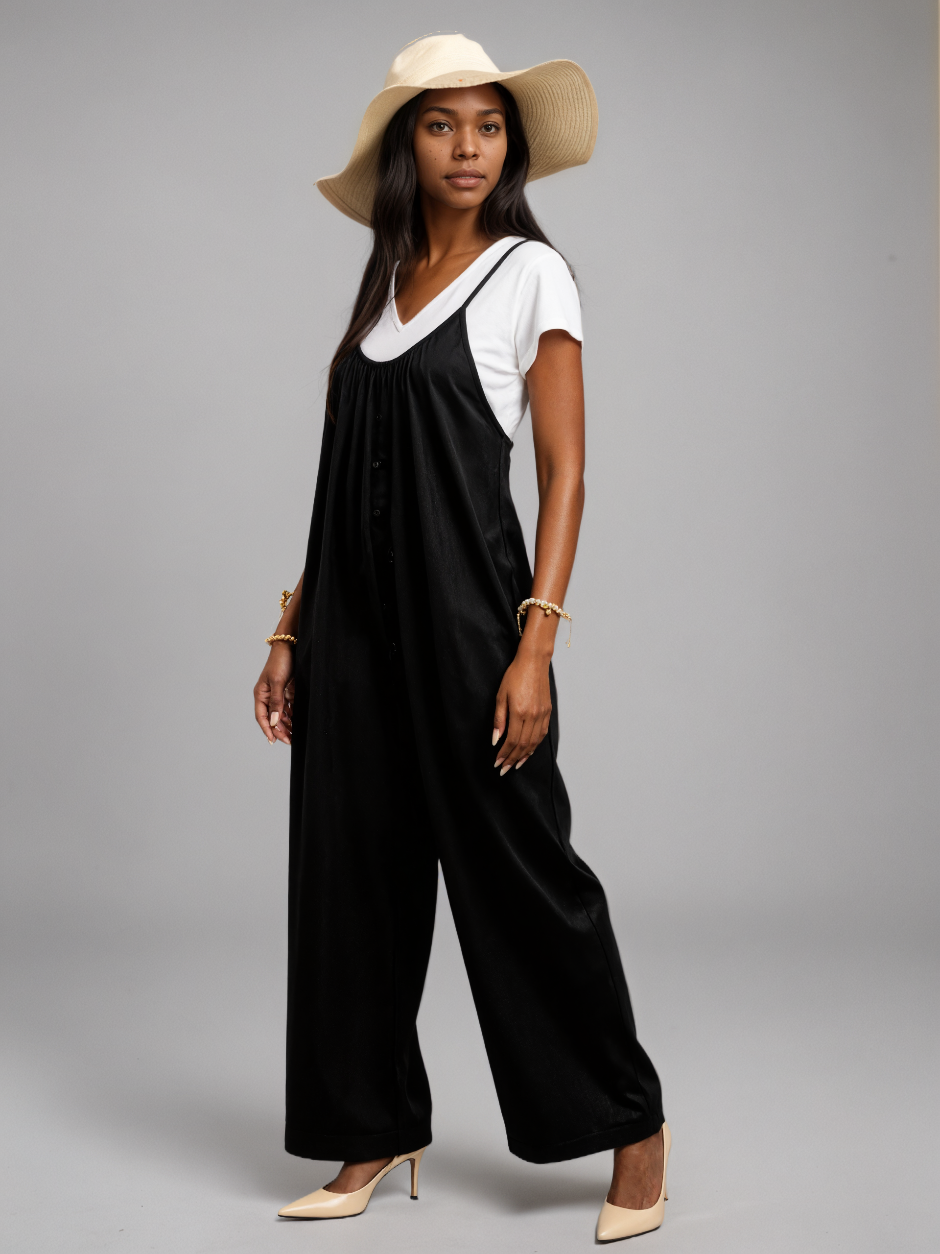 Cami Suit With Hidden Side Pockets