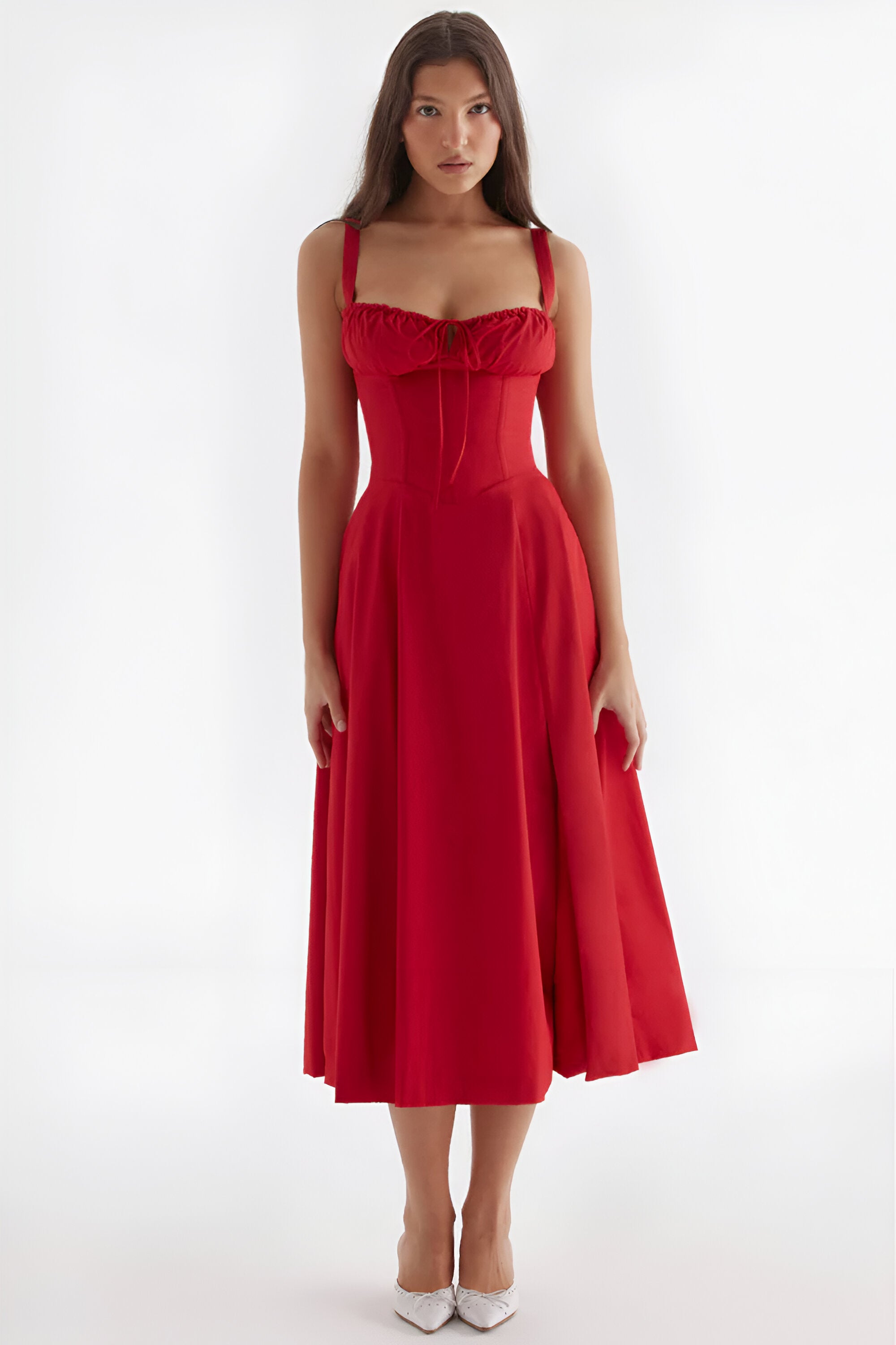 Carmen Corset Midi Dress