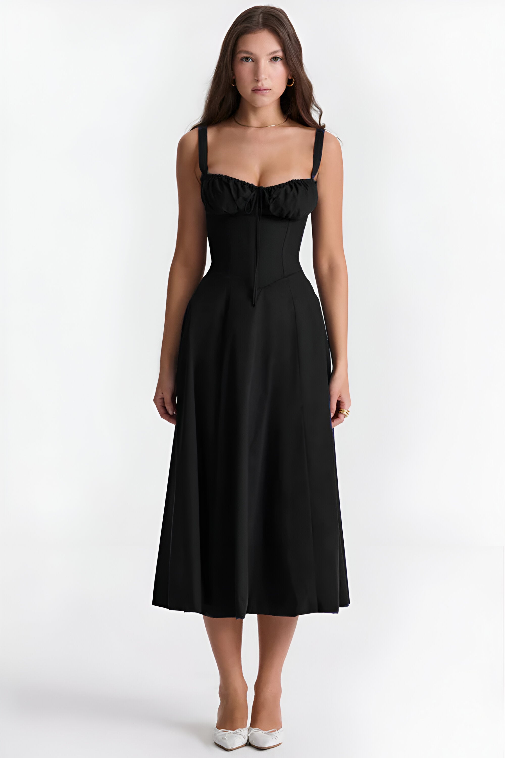 Carmen Corset Midi Dress