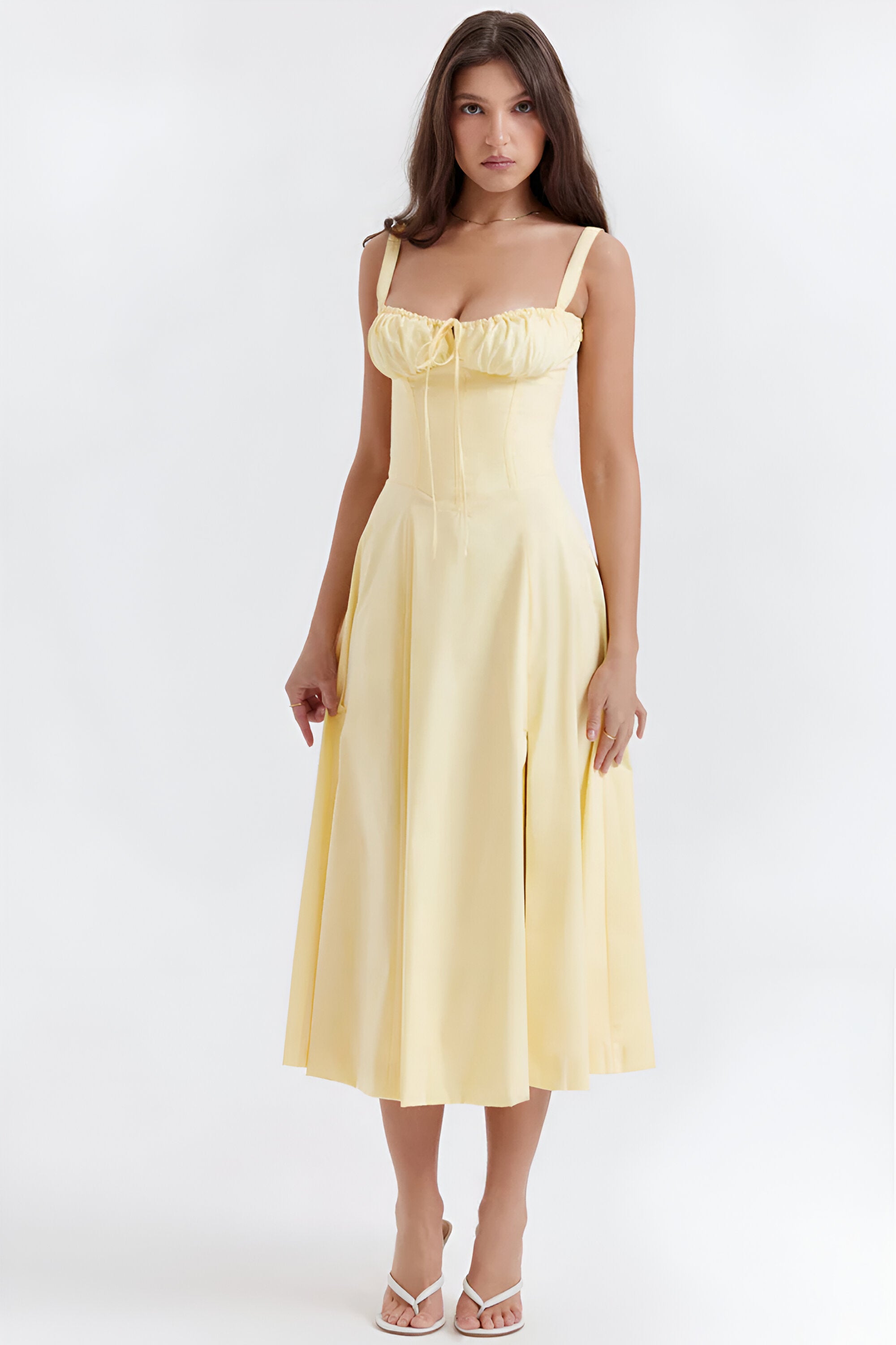 Carmen Corset Midi Dress