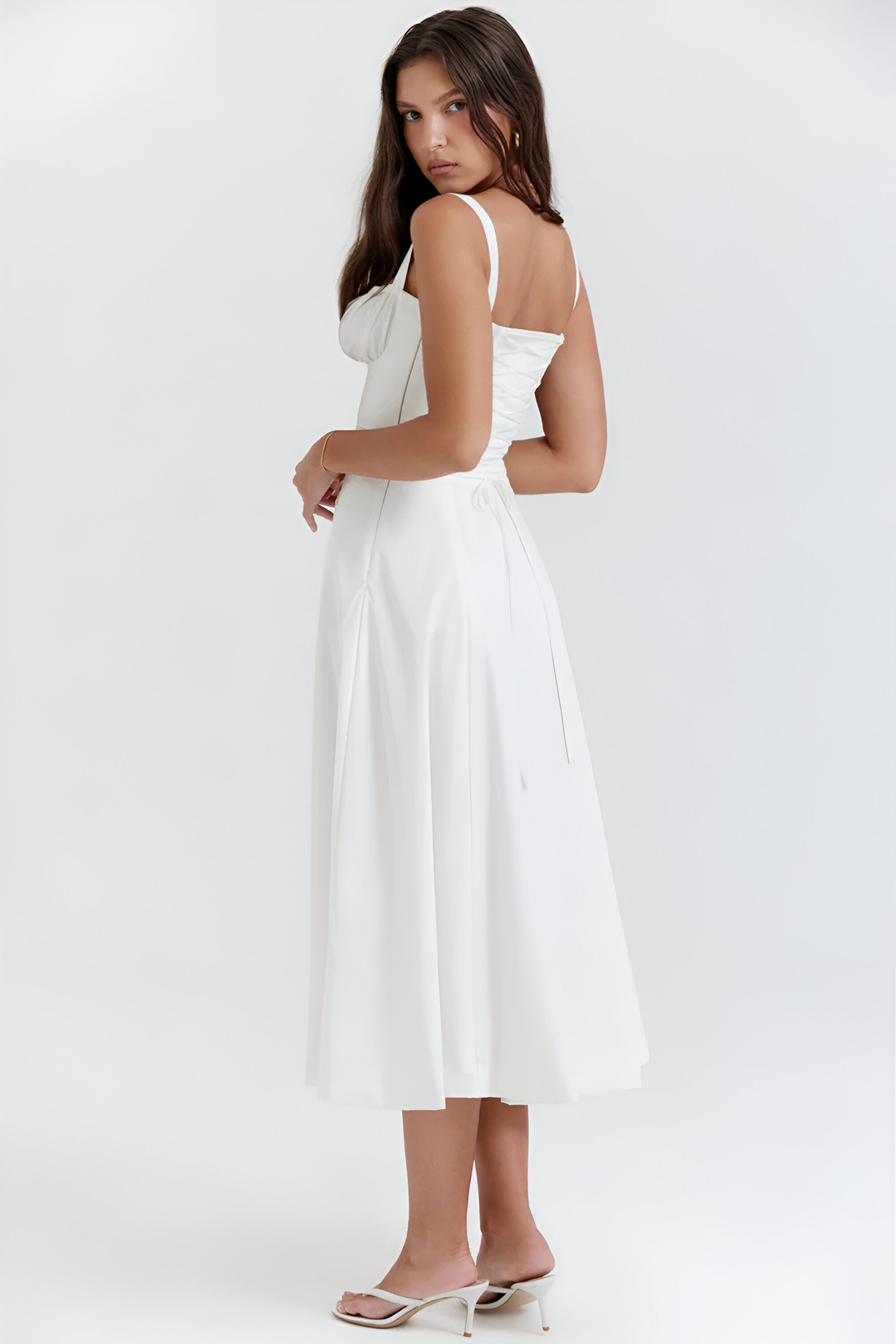 Carmen Corset Midi Dress