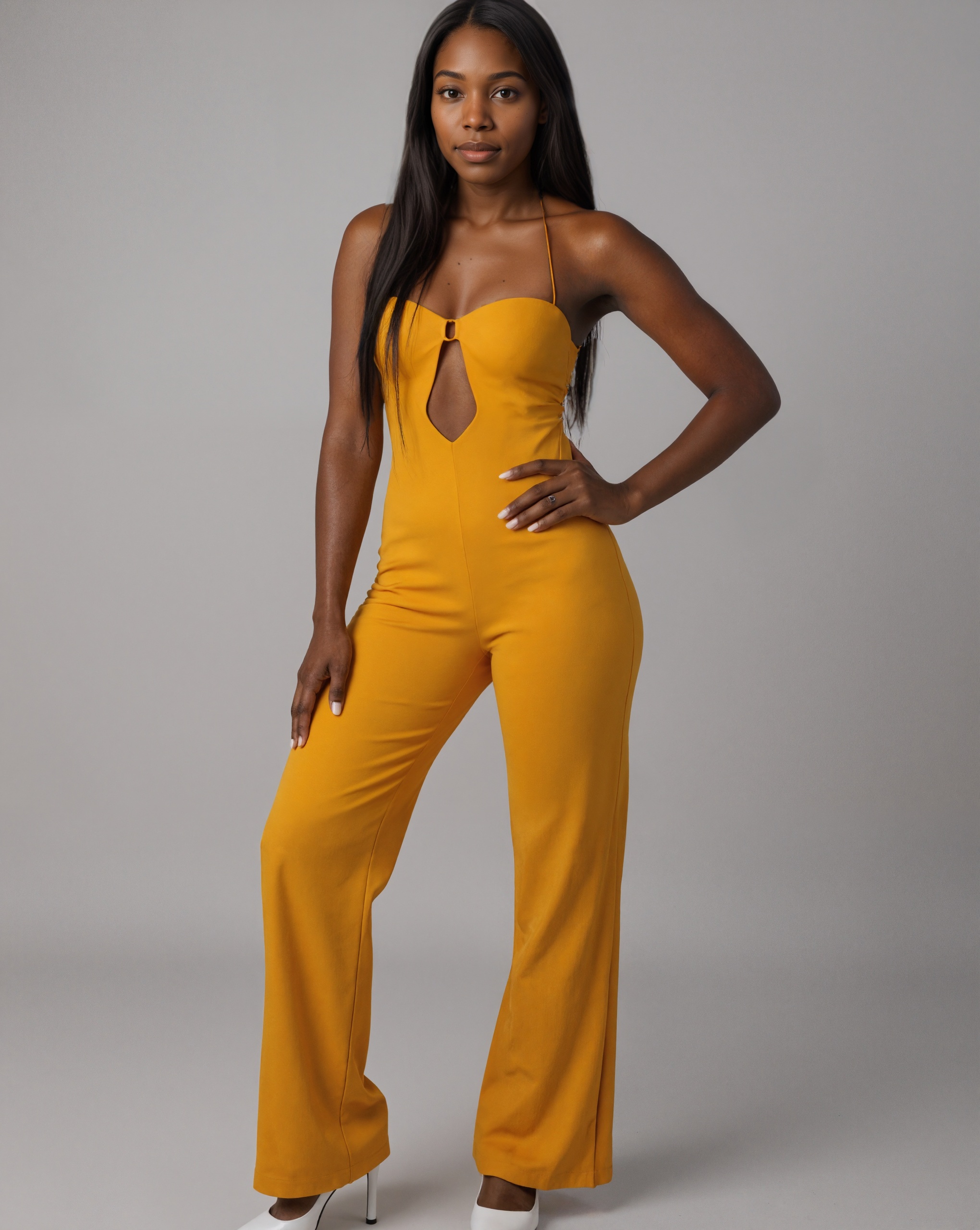 Casual One Piece Sleeveless Suit