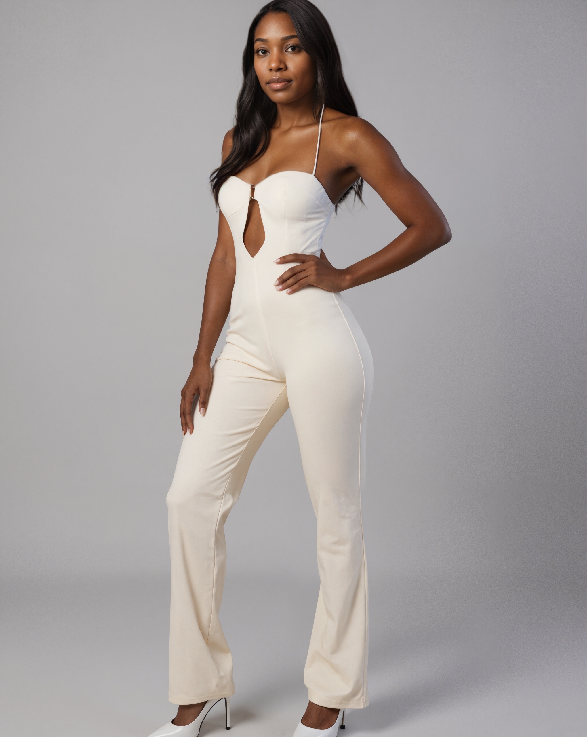 Casual One Piece Sleeveless Suit