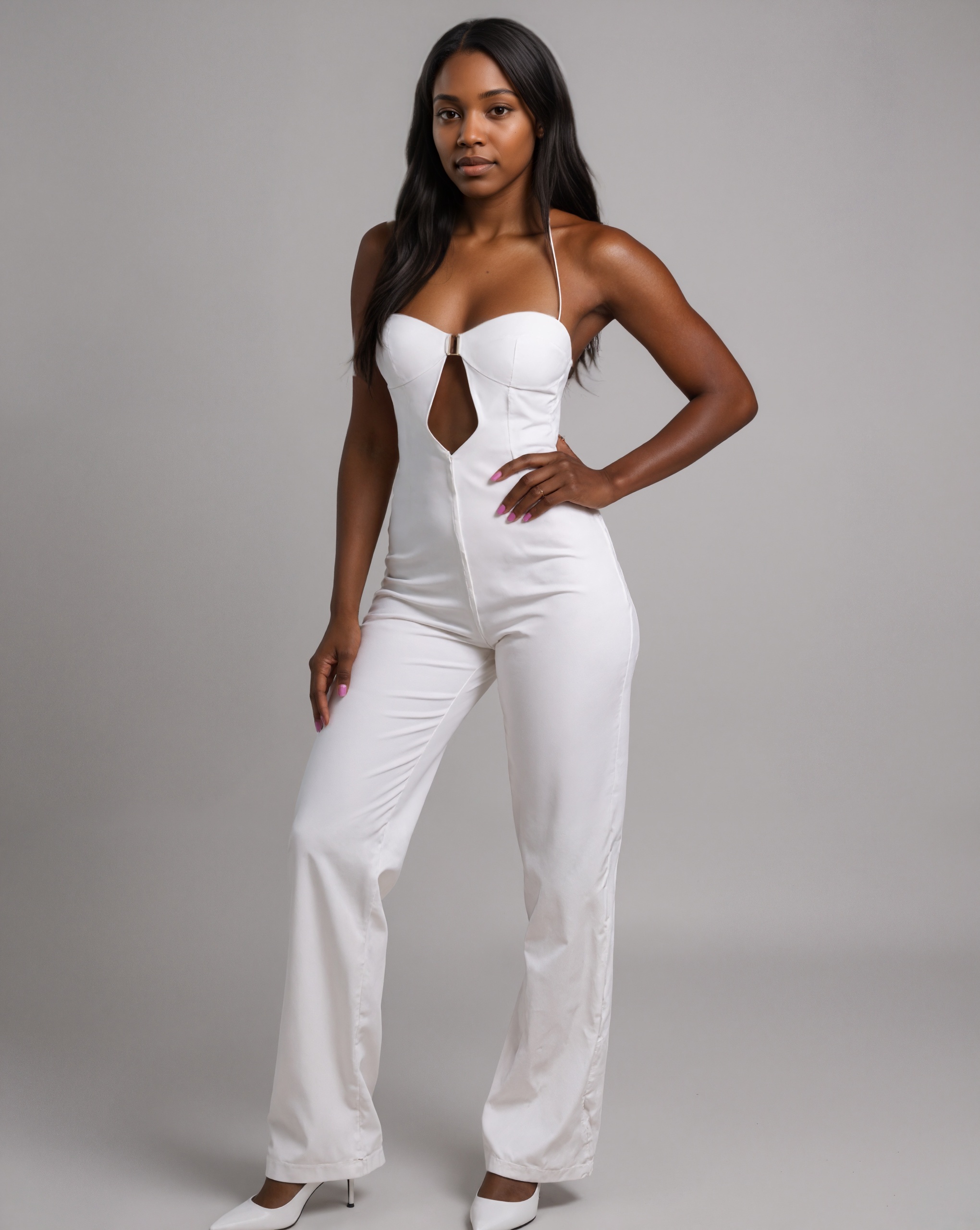 Casual One Piece Sleeveless Suit