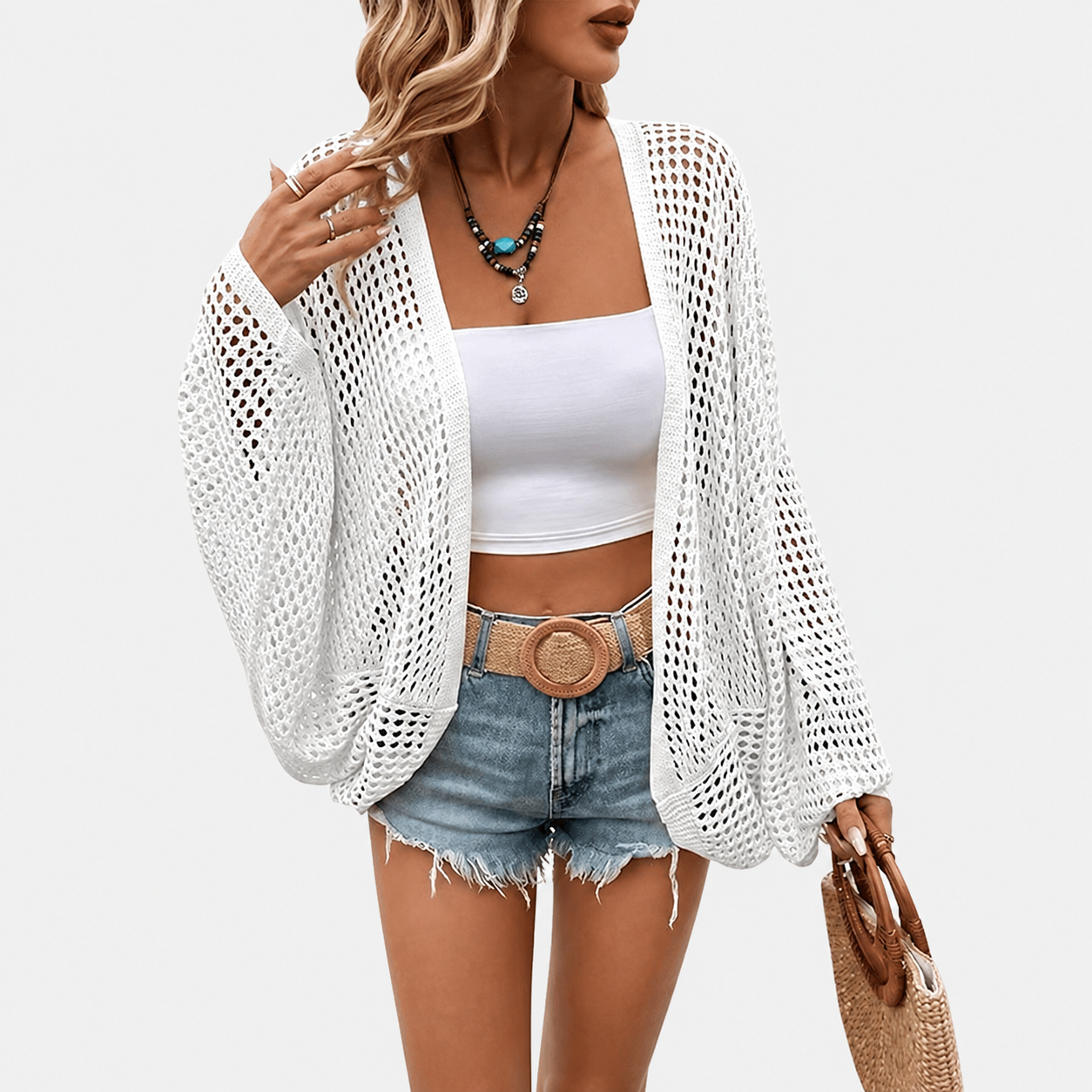 Summer Lightweight Crochet Cardigans For Women